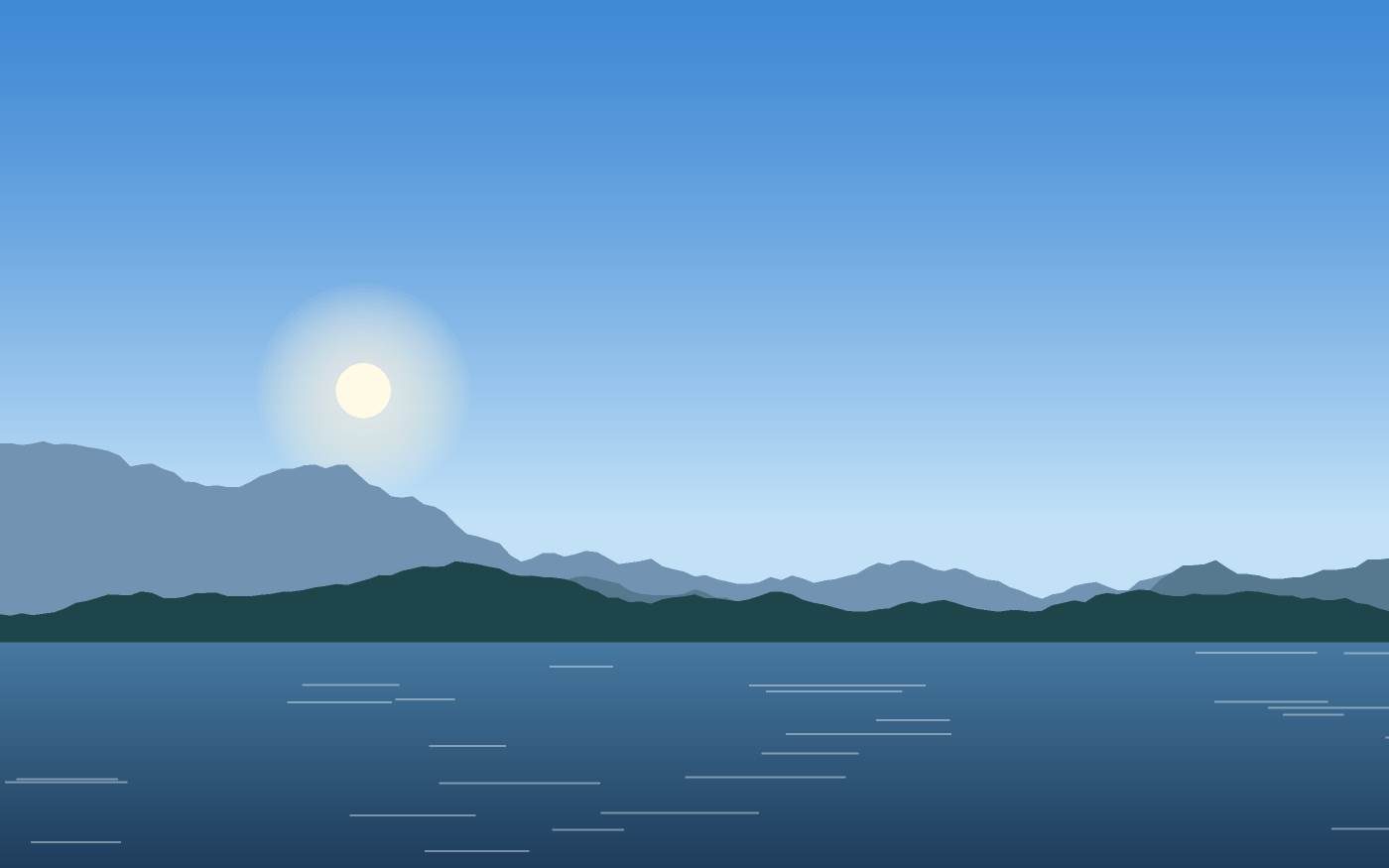 Landschaftsillustration