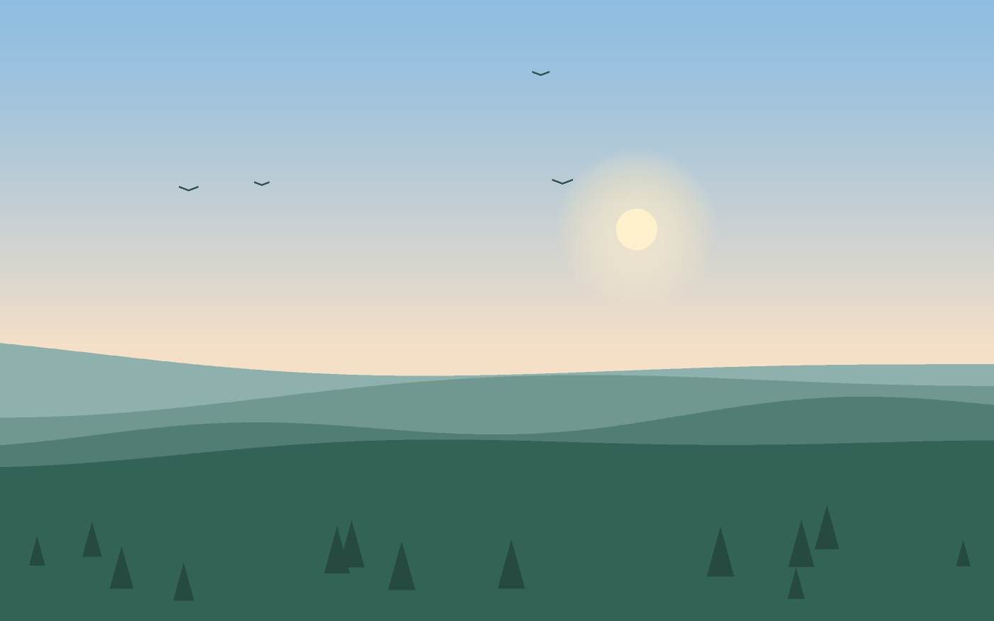 Landschaftsillustration