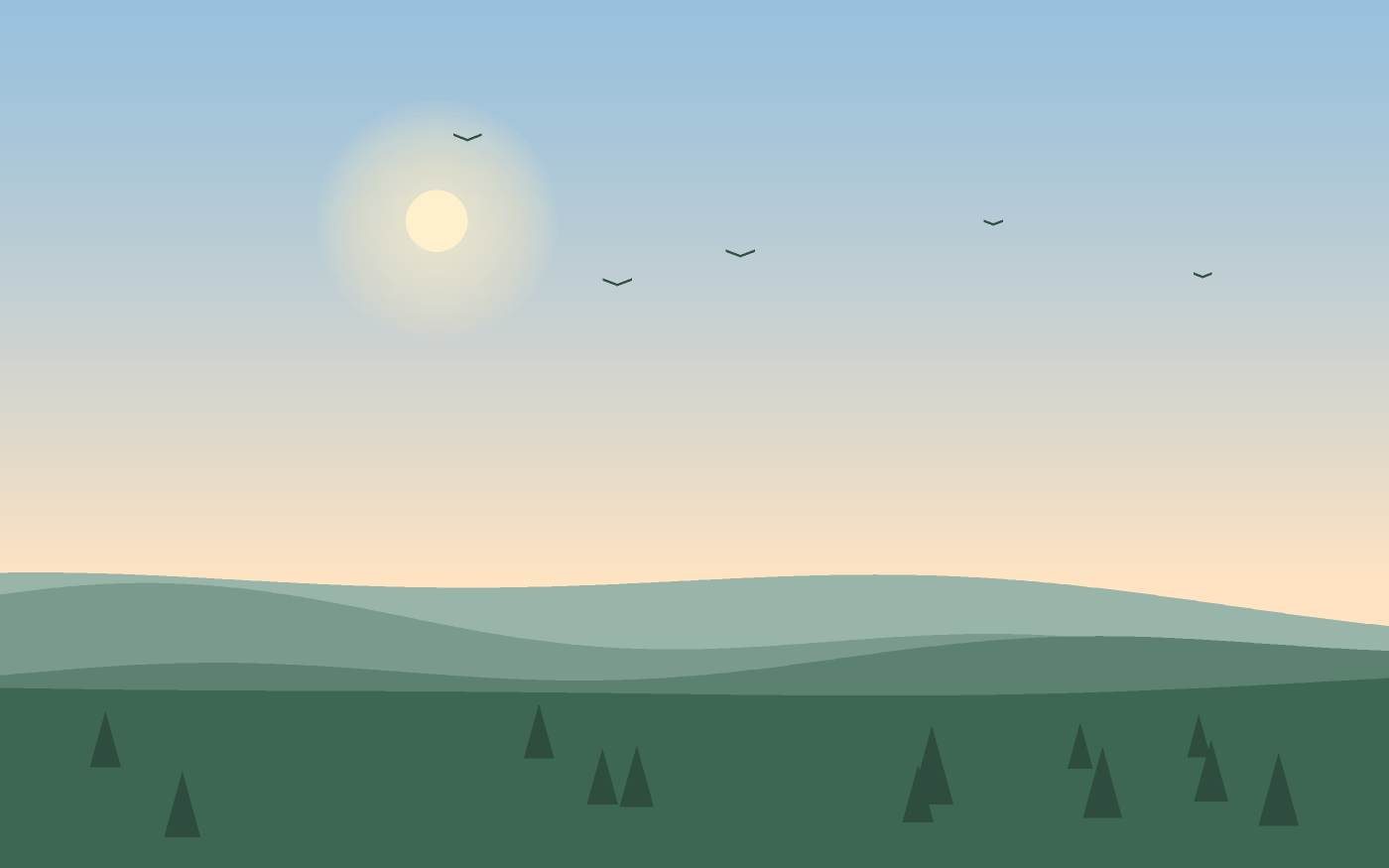 Landschaftsillustration