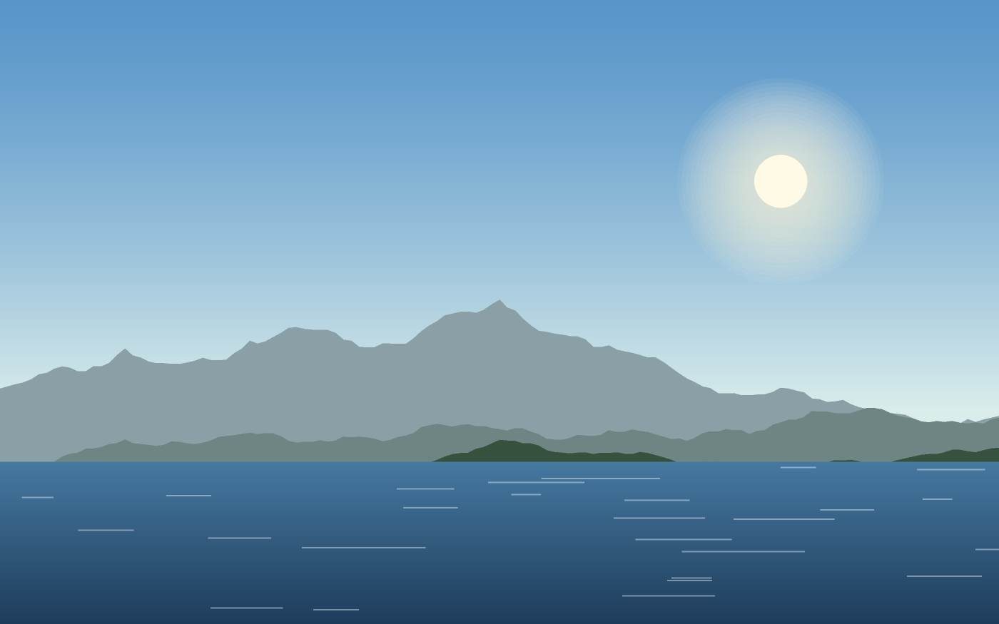 Landschapsillustratie