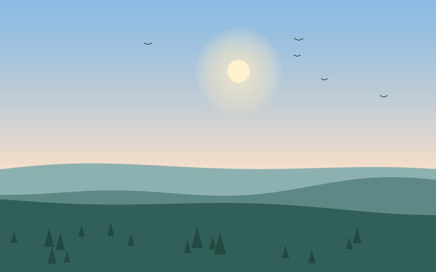 Landschapsillustratie