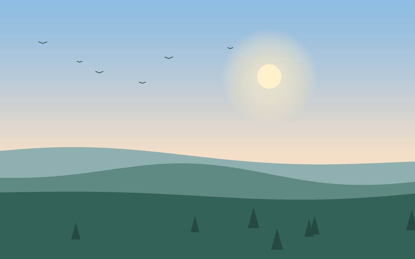 Landschapsillustratie