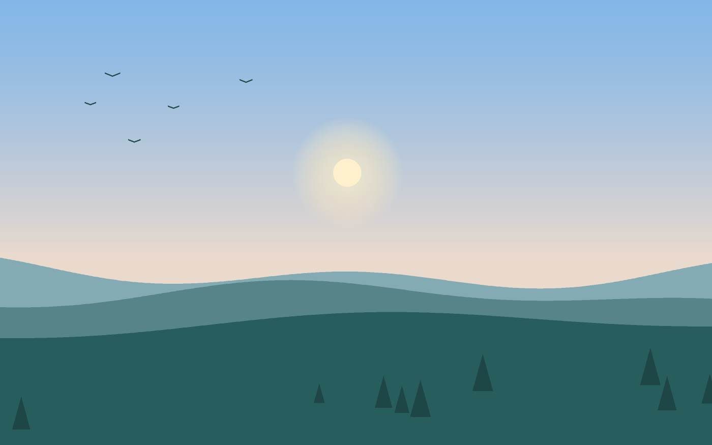 Landschaftsillustration