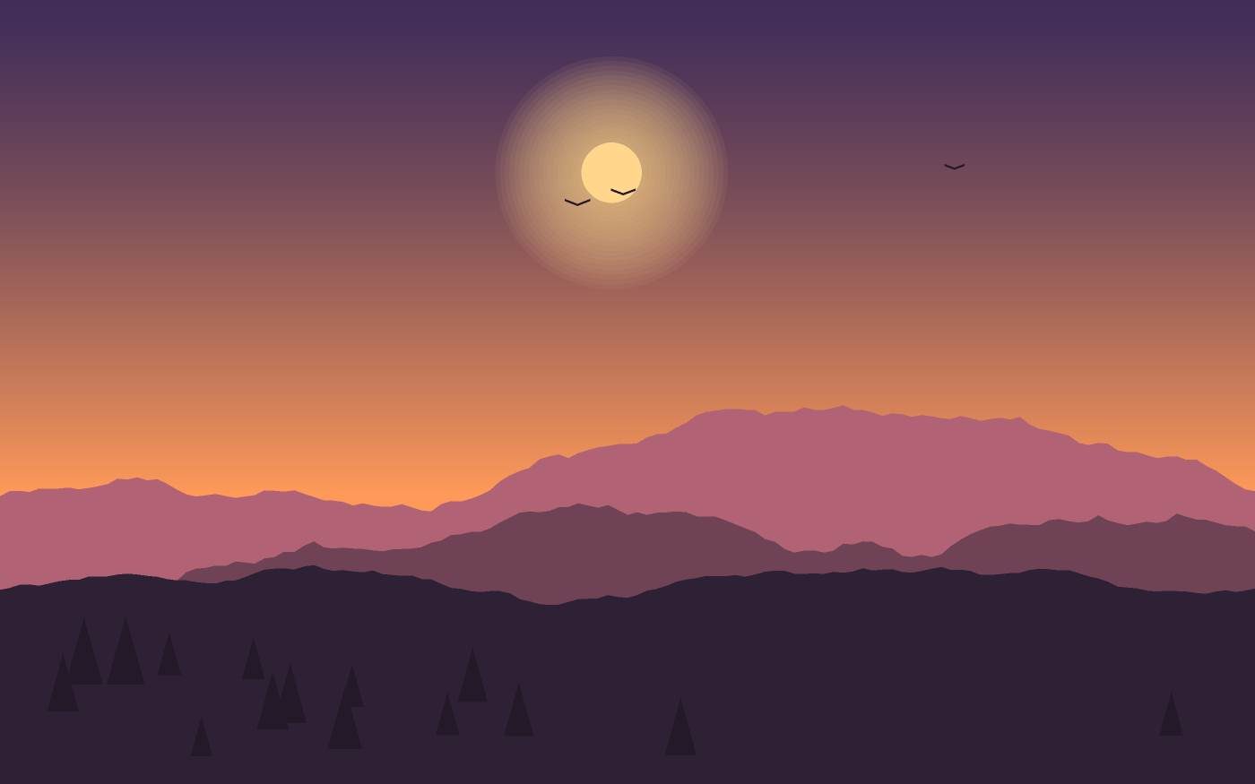 Landschaftsillustration