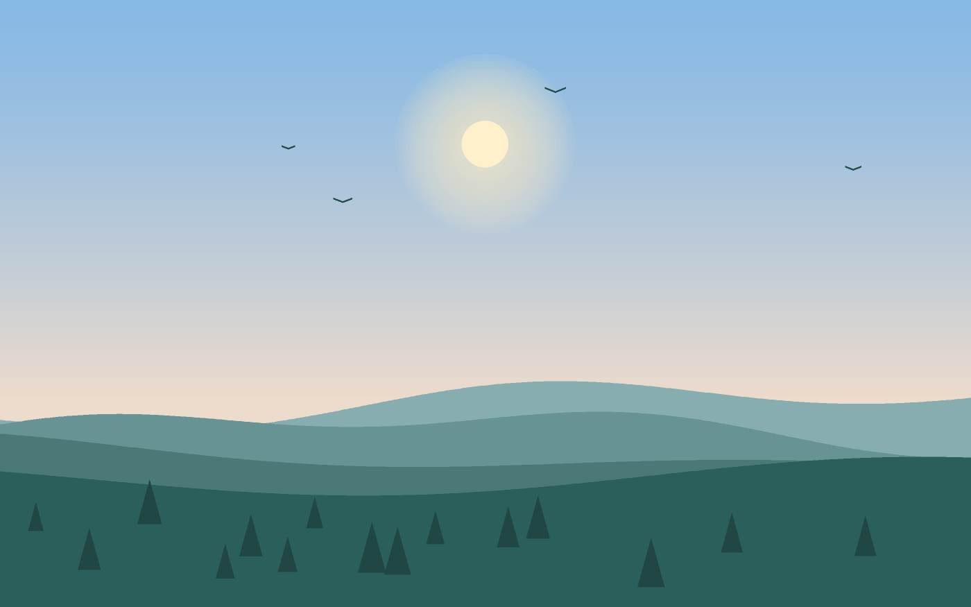 Landschaftsillustration