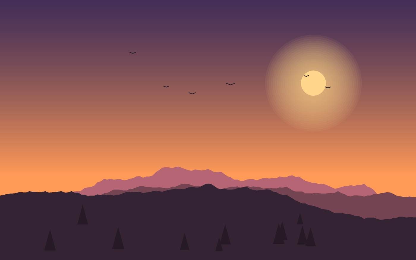Landschaftsillustration