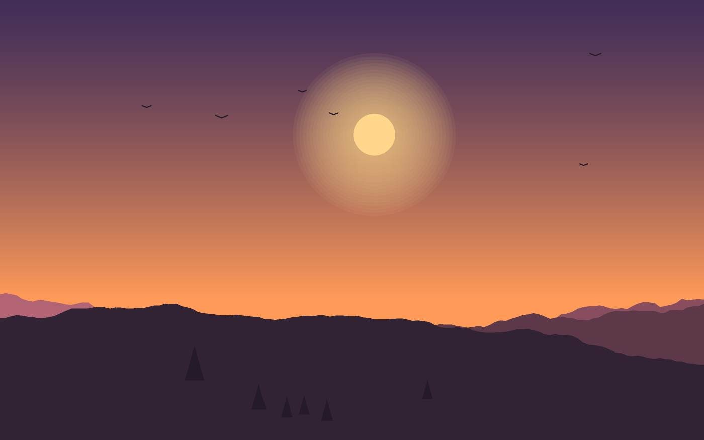 Landschaftsillustration