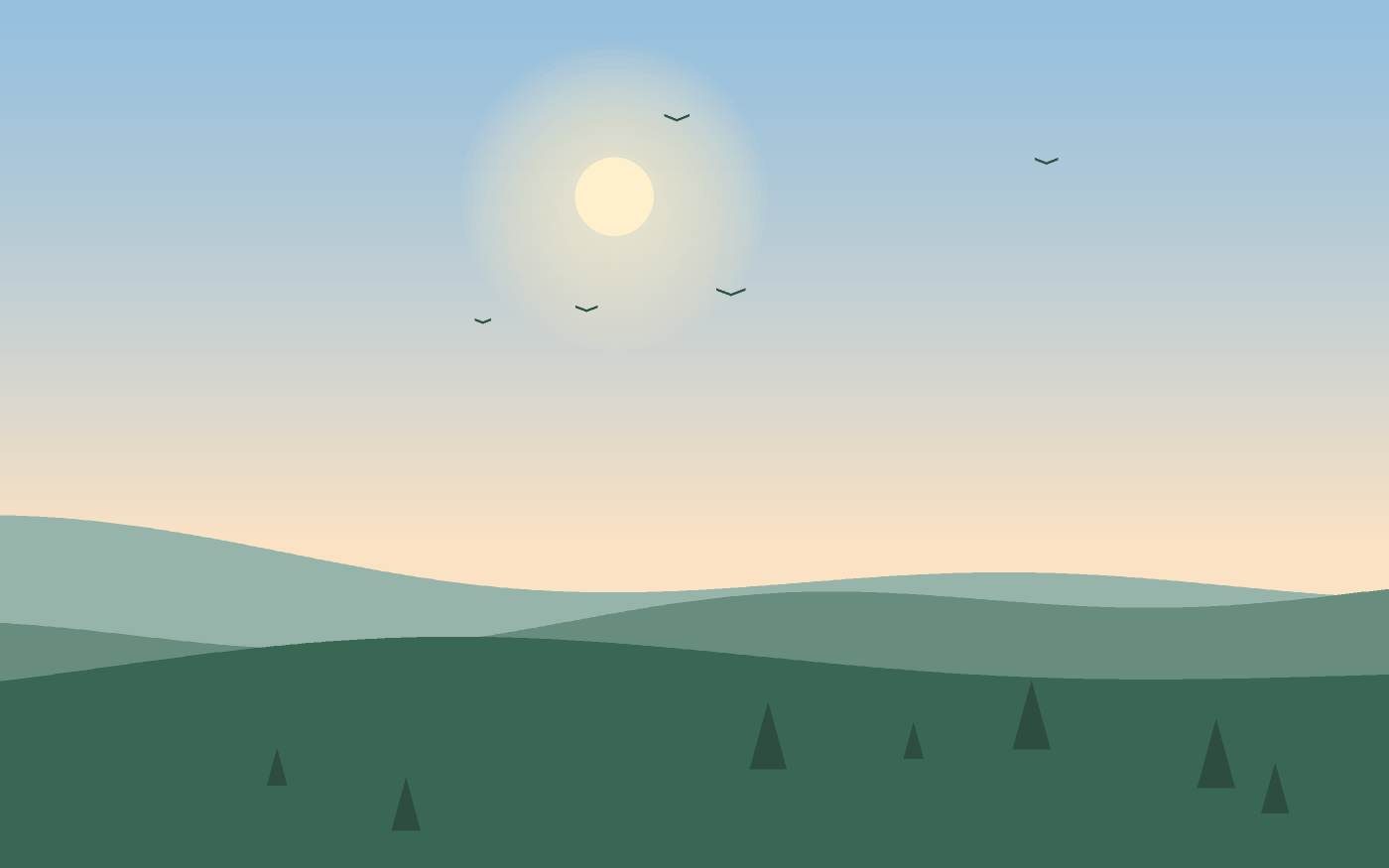 Ilustrace krajiny