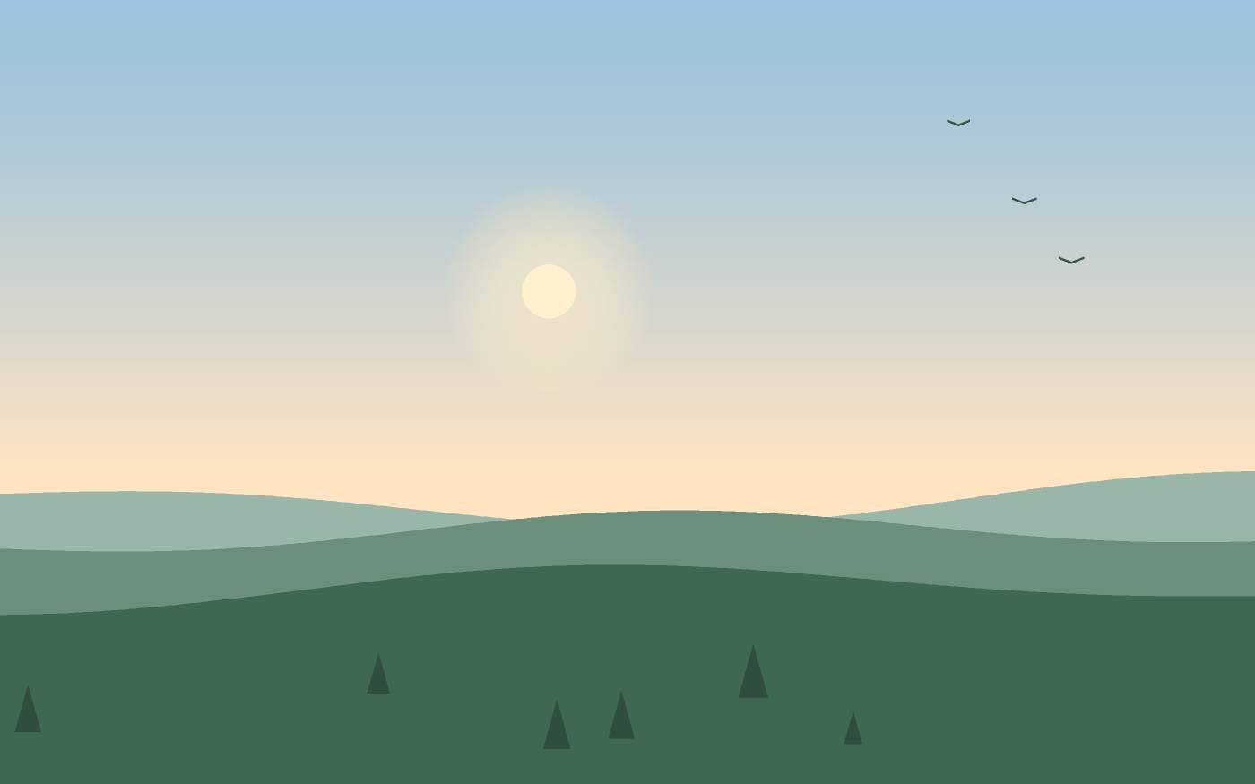 Landschaftsillustration