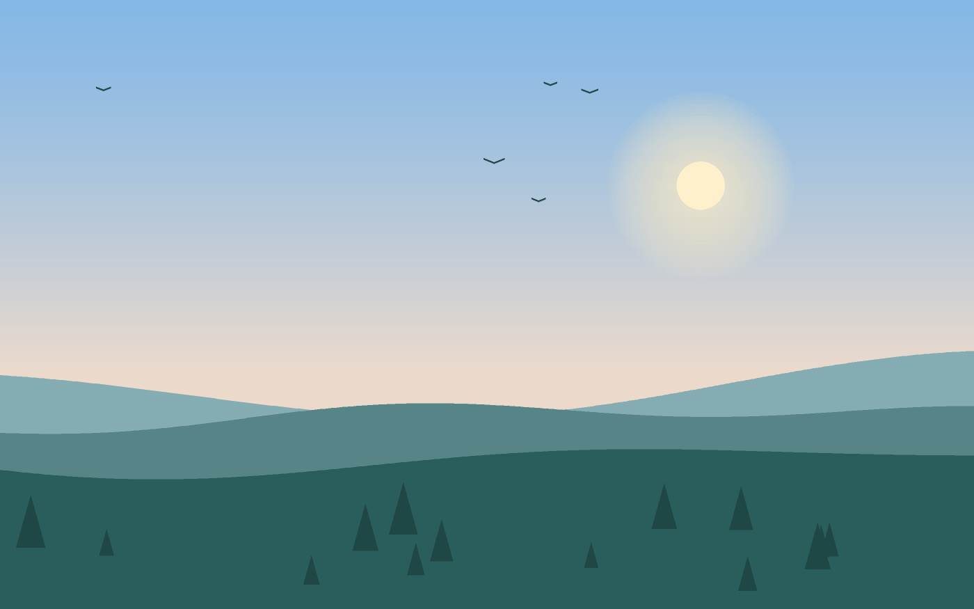 Landschaftsillustration