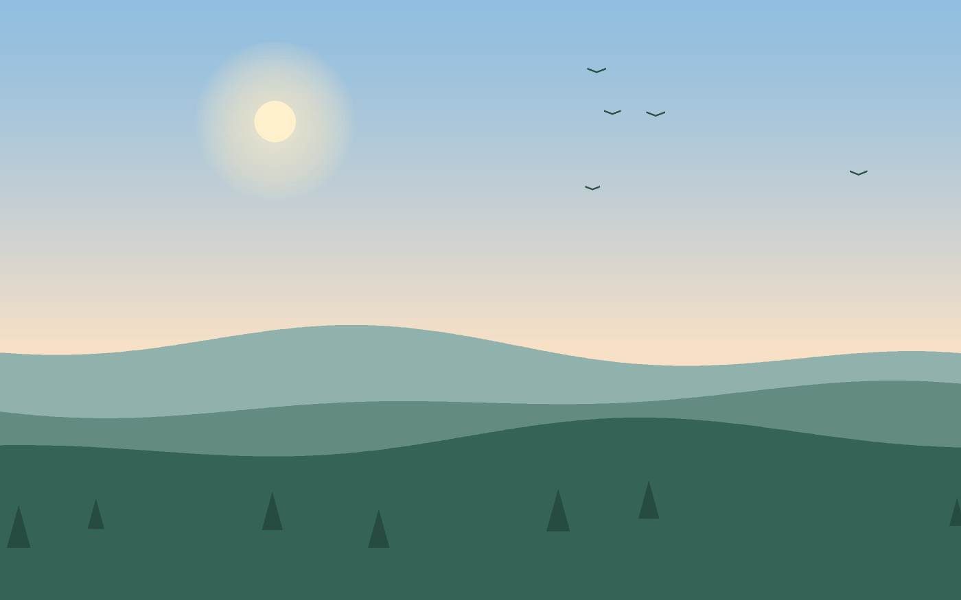 Landschaftsillustration