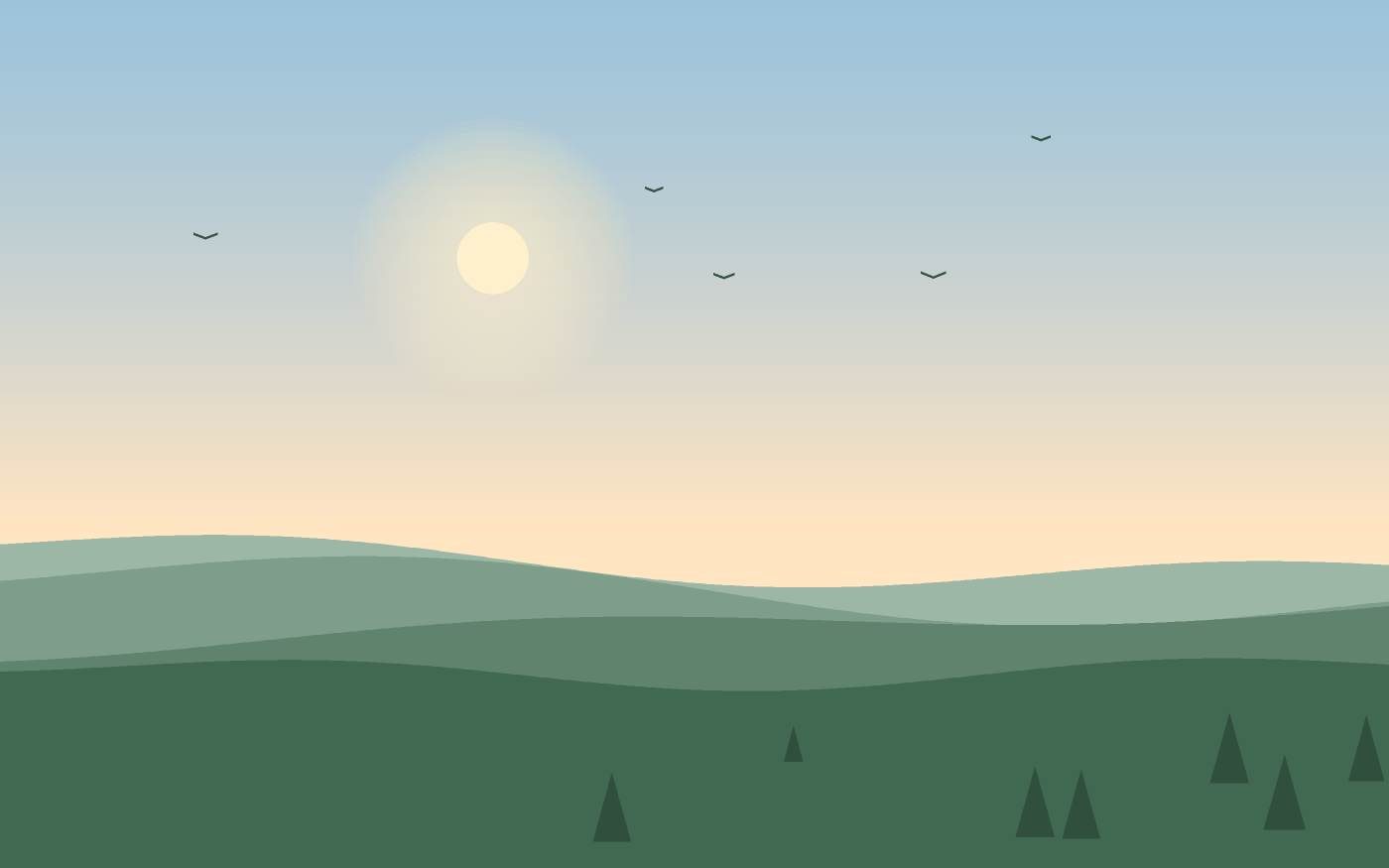 Ilustración de un paisaje
