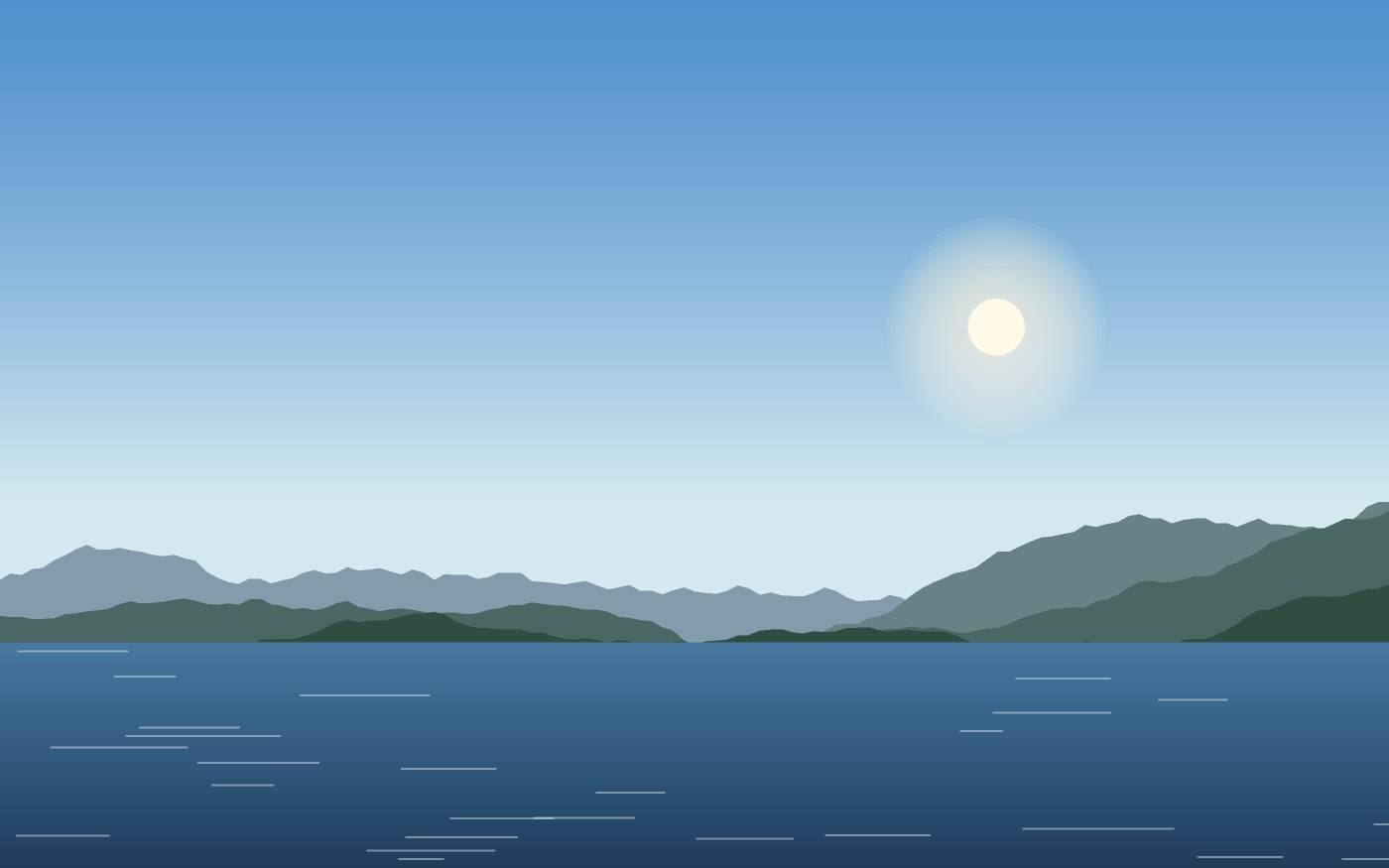 Ilustración de un paisaje