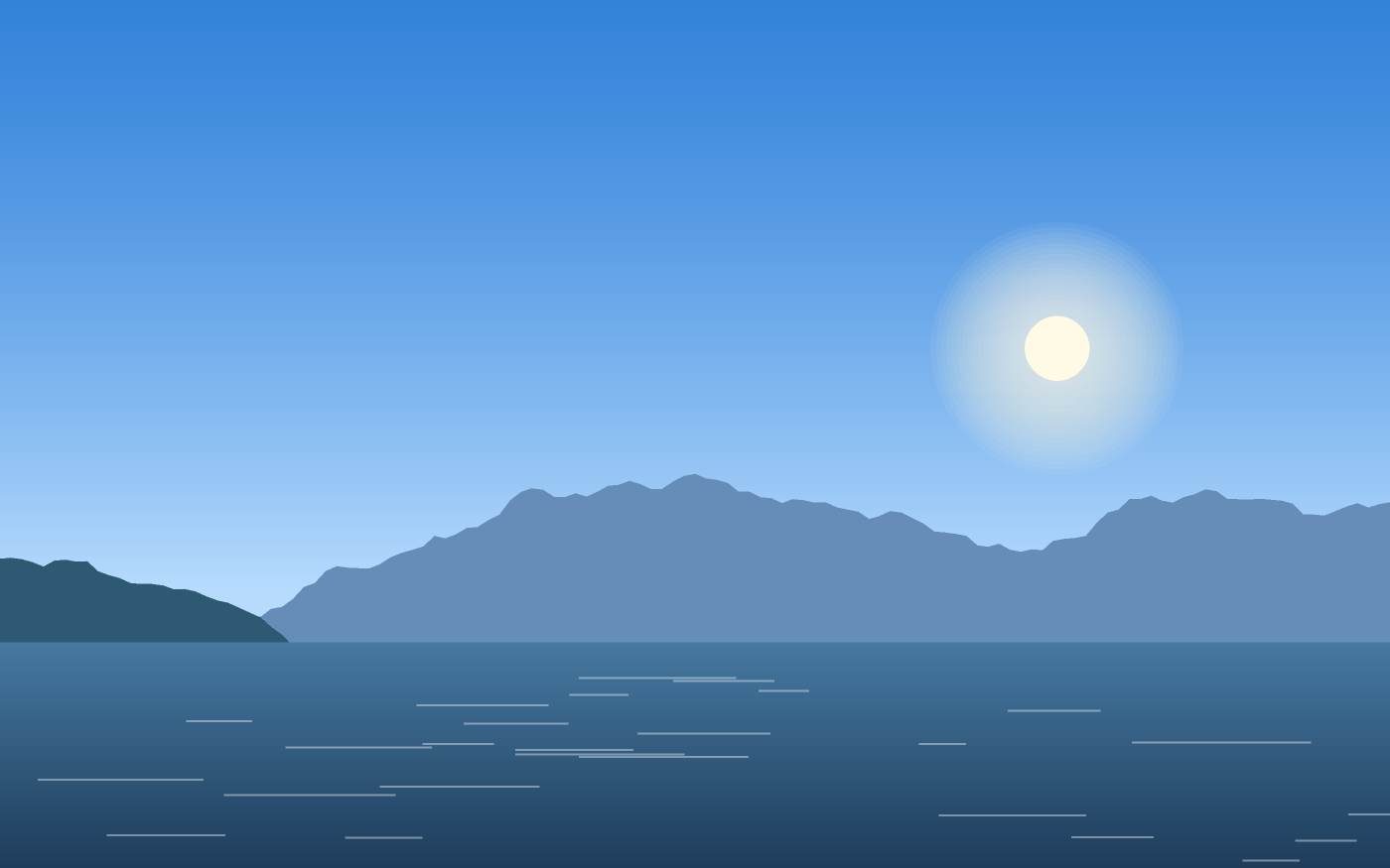 Illustrazione di un paesaggio