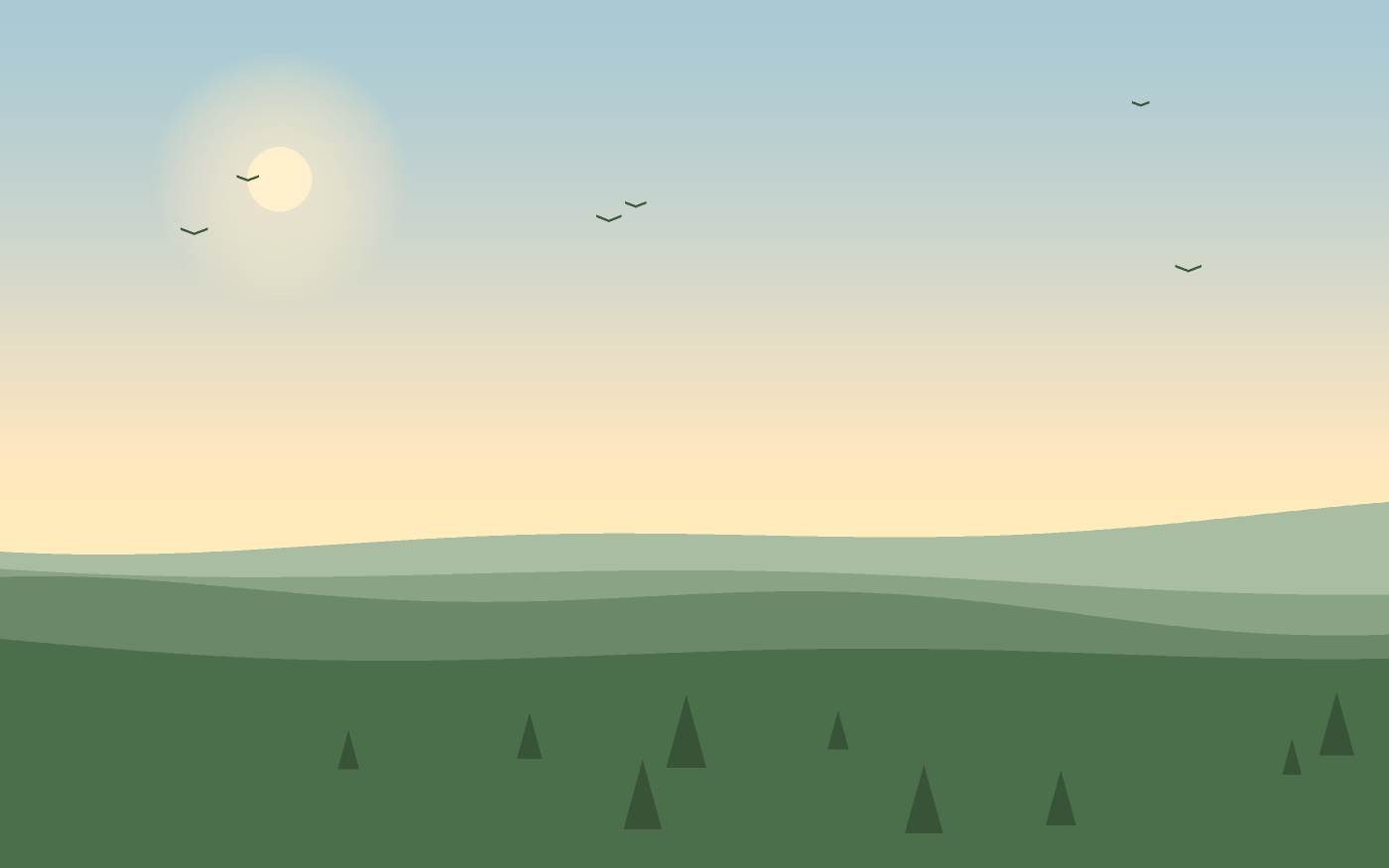 Landschapsillustratie