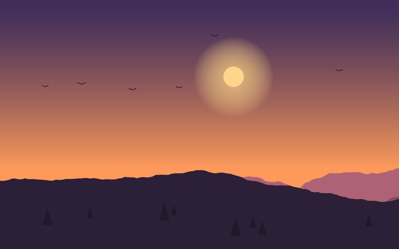 Ilustracja krajobrazu