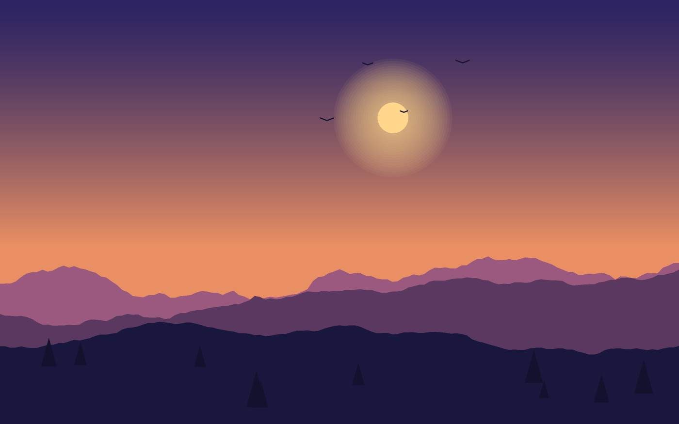 Ilustracja krajobrazu